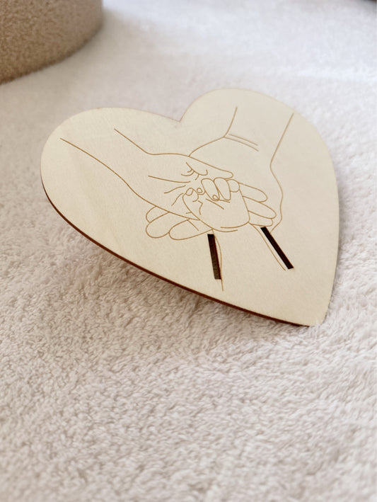 Meilensteinkarte zur Geburt Erinnerungskarte